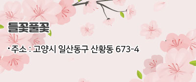 들꽃풀꽃